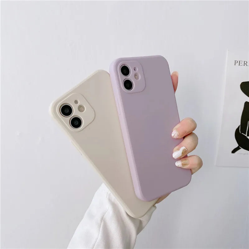 Ultra Thin Shockproof Silicone Phone Case For iPhone