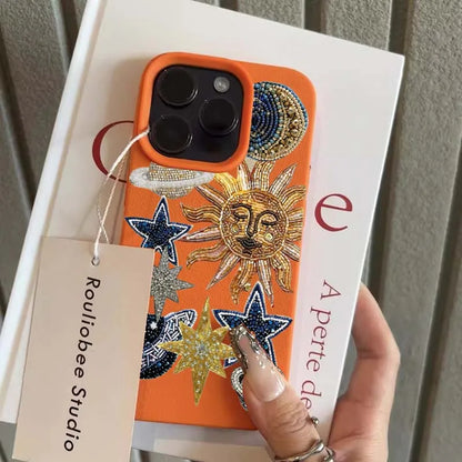 Luxury Lichee Space Mosaic iPhone Case
