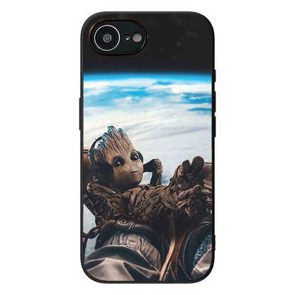 Soft Phone Cover For Apple iPhone Groot Marvels