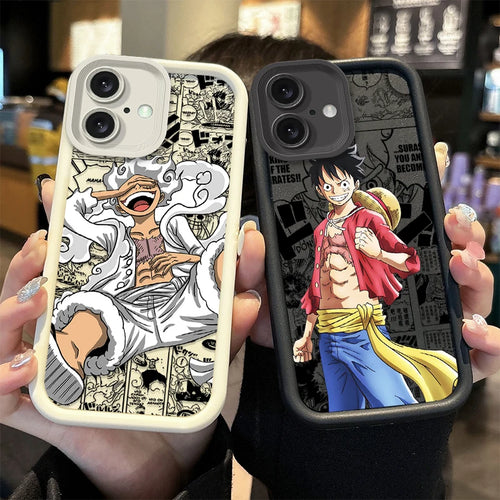 Anime One Piece Soft Silicone Phone Case for iPhone