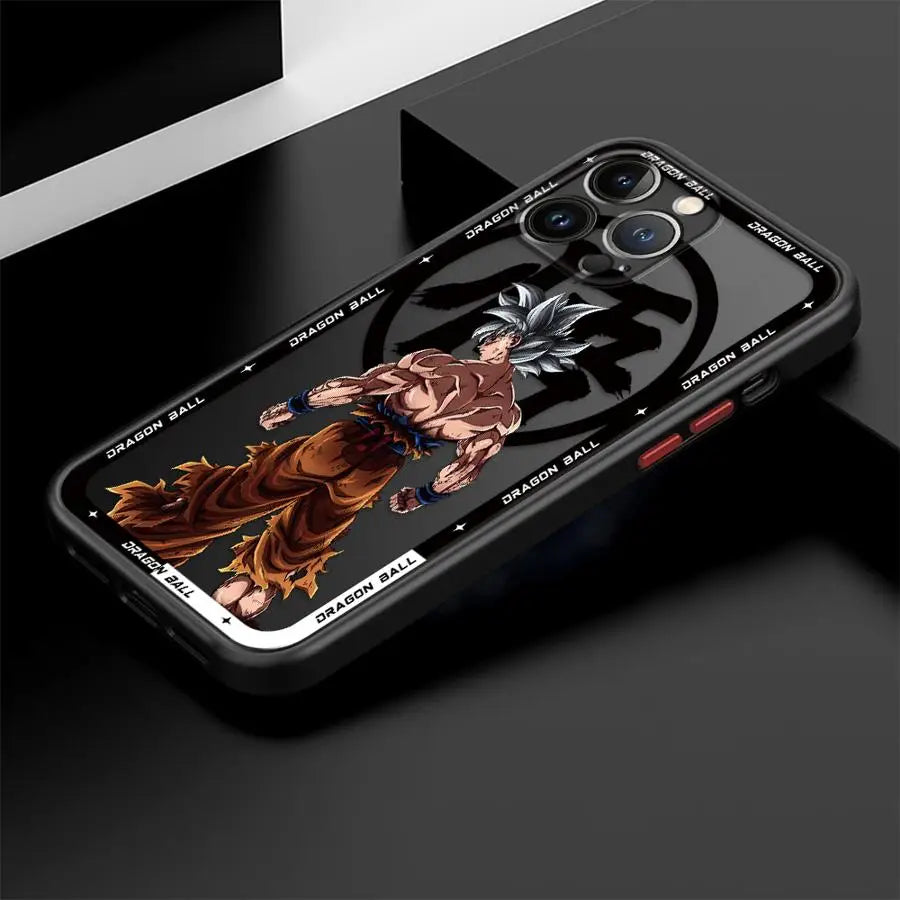 Hot Blooded Goku Anime Soft Phone Case For iPhone