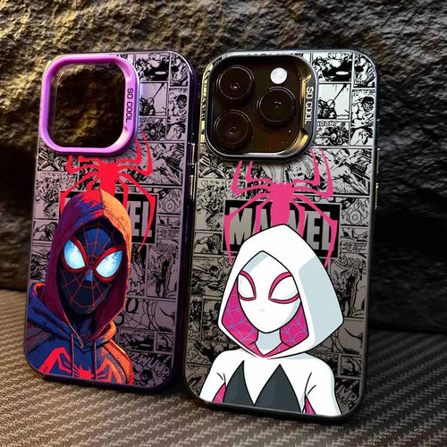 Marvel Cute Spider Men Cover For Apple iPhone Colorful Phone Case