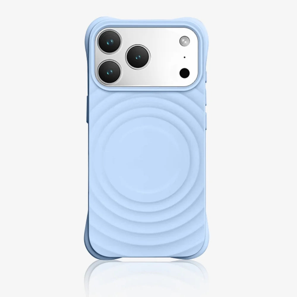 Shockproof Water Ripple Magnet Case For iPhone
