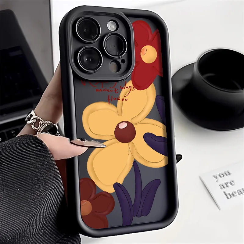 Oil Painting Flowers Phone Case