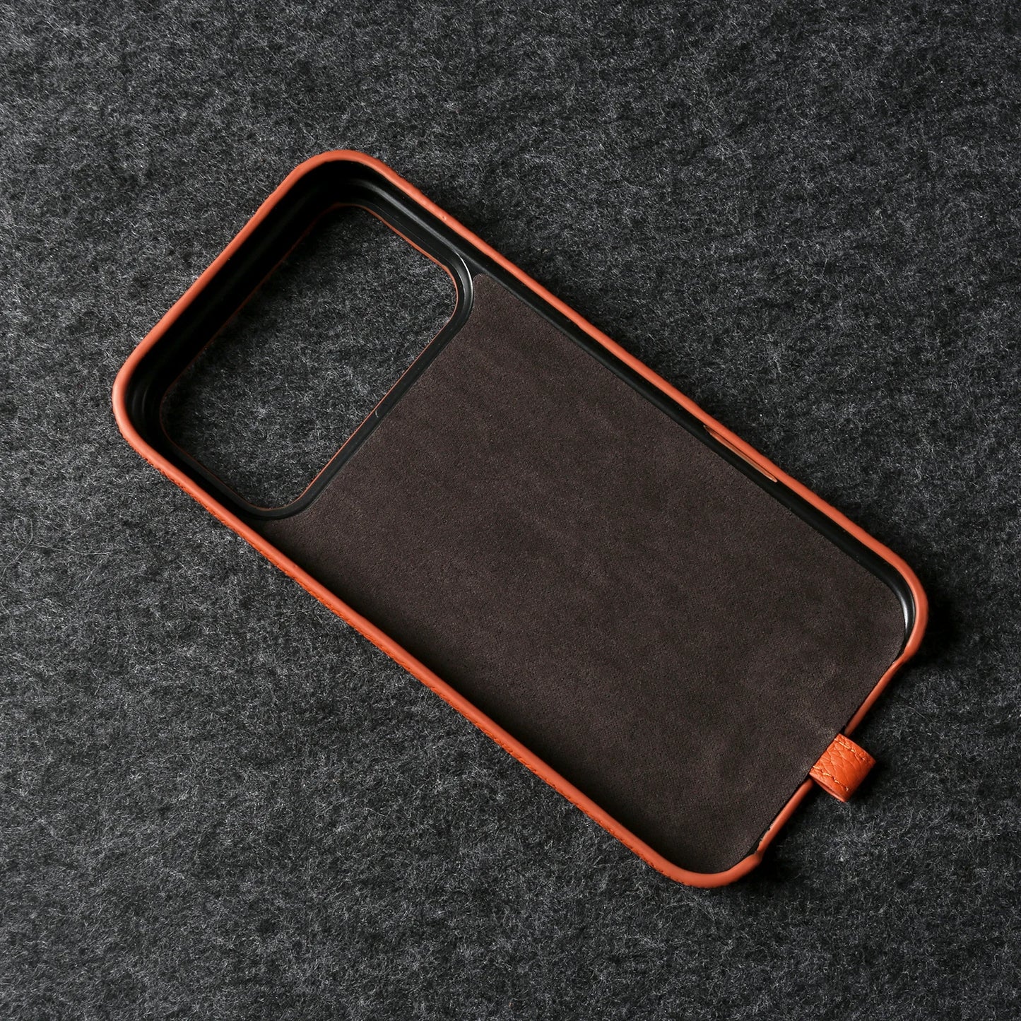 With Lanyard Genuine Leather Case For iPhone