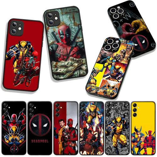Marvel Comics Wolverine Deadpool Case For Apple iPhone