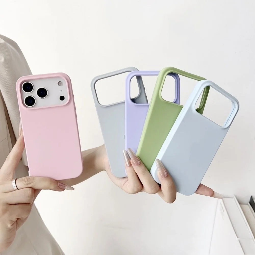 Premium Original Silicone iPhone Case With Logo – Soft Touch Cover