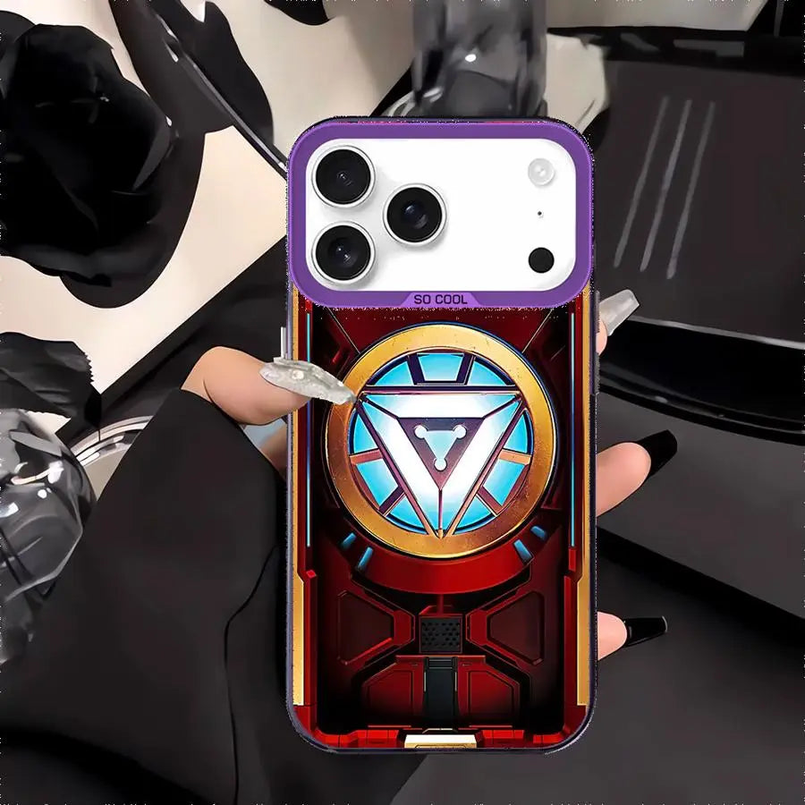 Marvel Ironman Sipiderman Case For iPhone Back Phone Cover