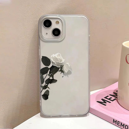 Flower Clear Phone Case For iPhone Case iPhone