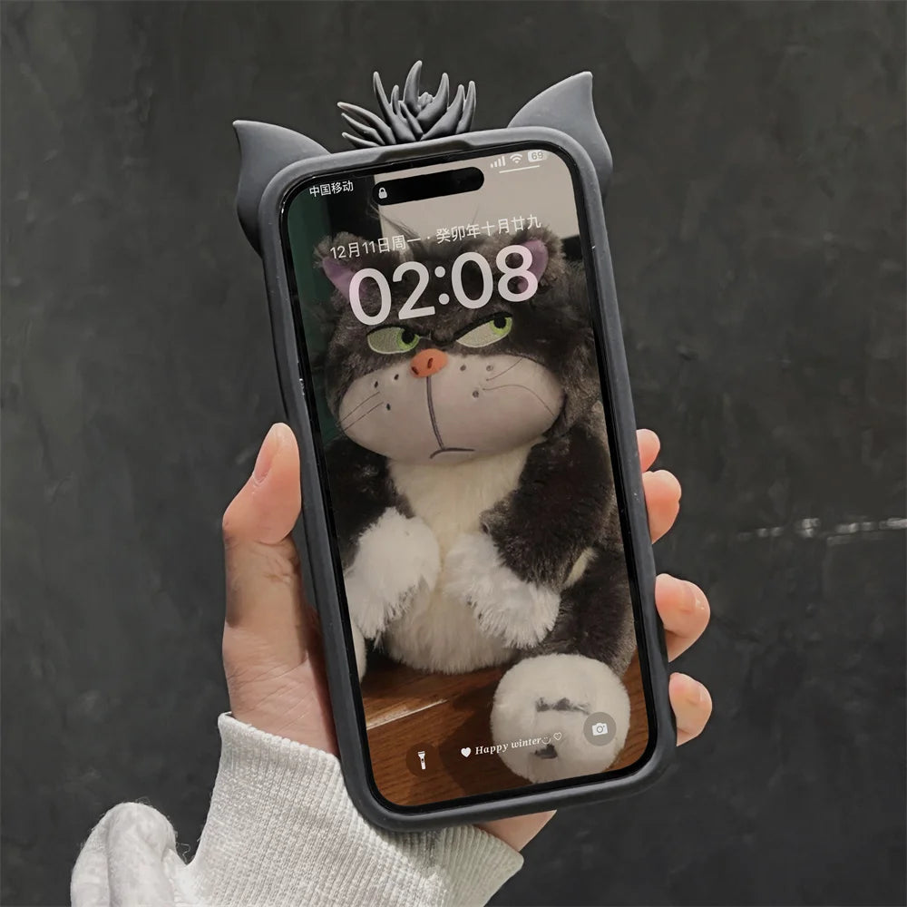 Lucifer Cat Cinderella Stretching Phone Case