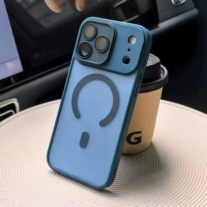 Original Matte Translucent Lens Protect Magsafe Phone Case For iPhone
