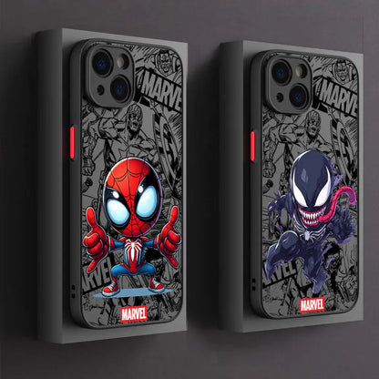 Luxury Cool Marvel Spider Man Venom Phone Case For iPhone