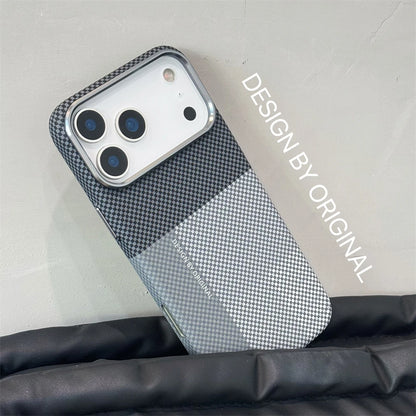 Thin Carbon Fiber Clash Colorful Hard PC Case For iPhone