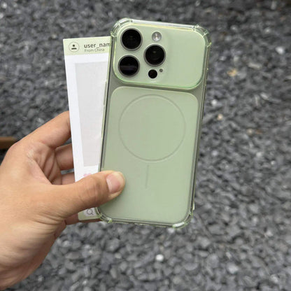 Airbag Anti Knock Phone Case For iPhone Soft Frosted Translucent Turn