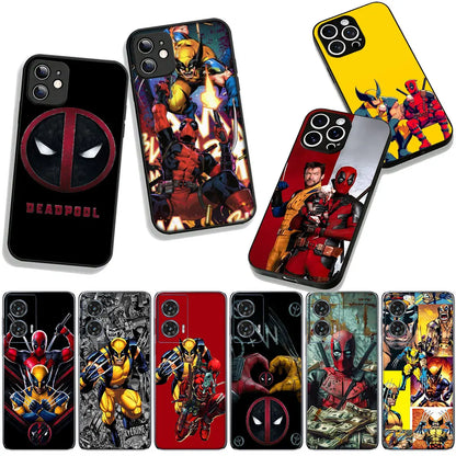 Marvel Comics Wolverine Deadpool Case For Apple iPhone