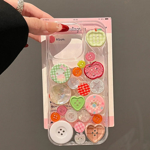 Button Shockproof Phone Case