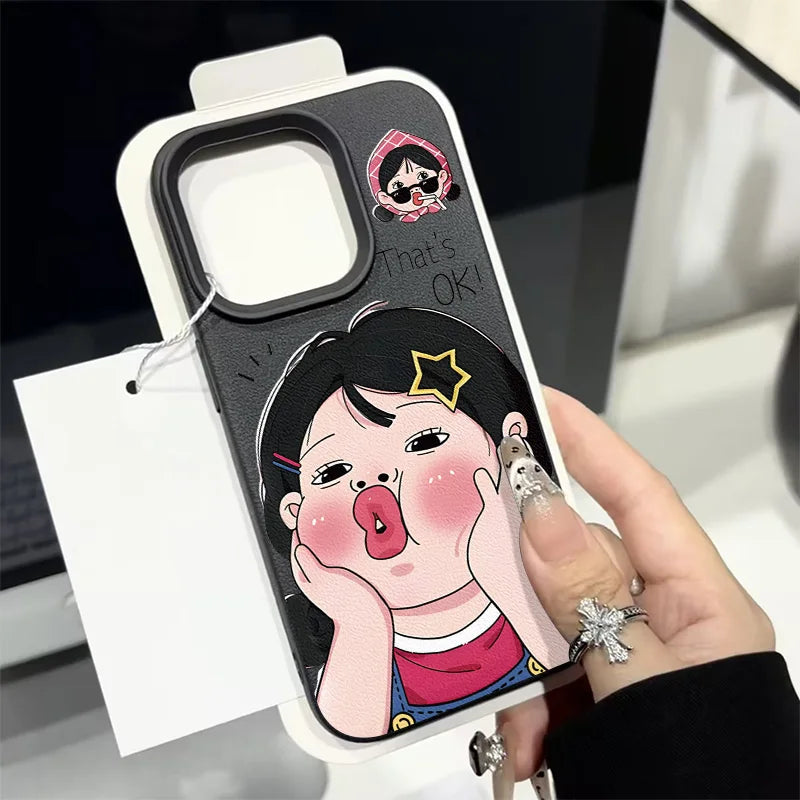 Funny Cute Fat Girl Compatible Phone Case