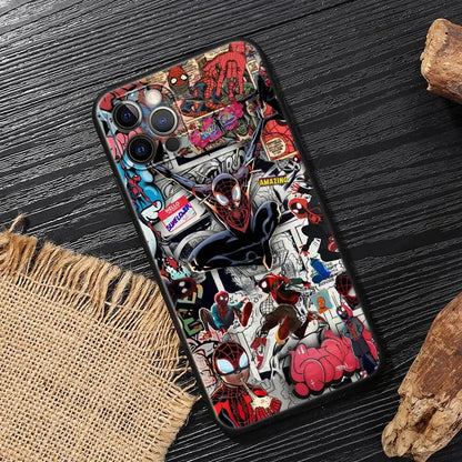 Marvel Spiderman Comic Case For iPhone