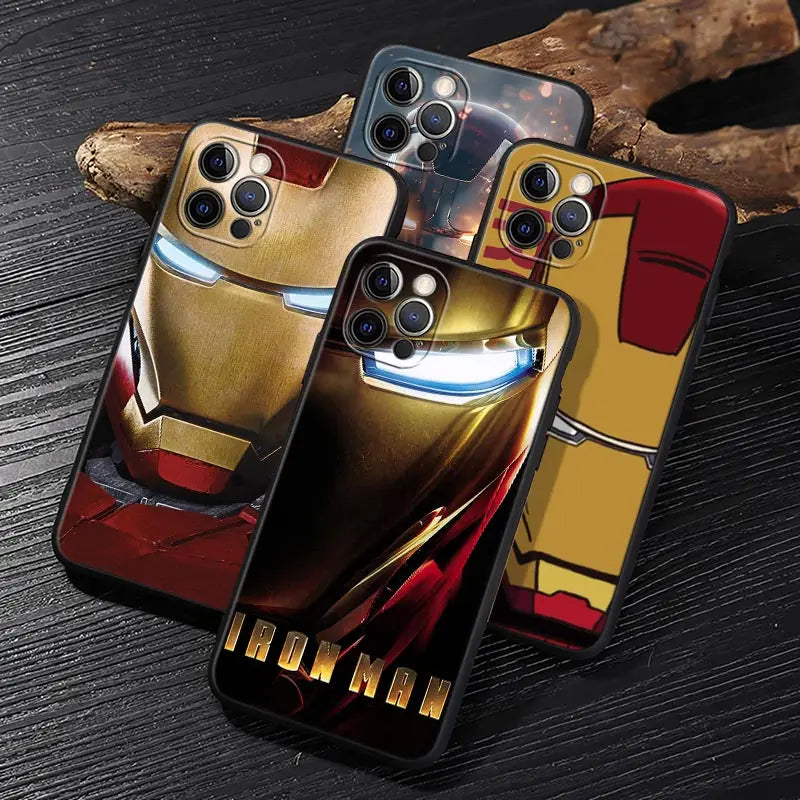 Marvel Iron Man Case For iPhone Protect Soft Funda