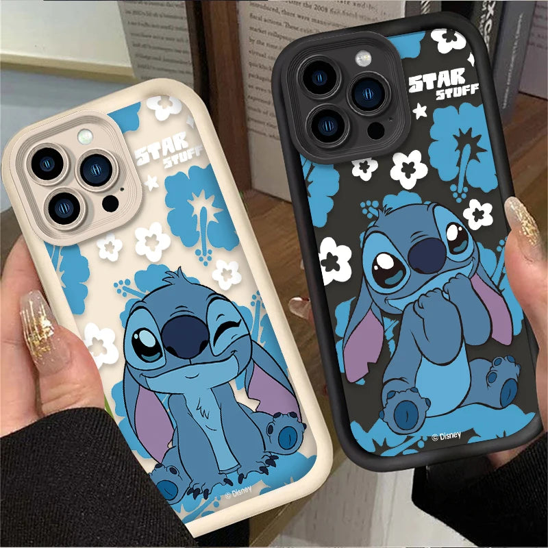 Cartoon Animation Stitch Phone Case For iPhone