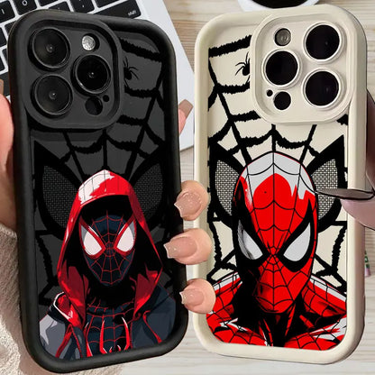 Marvel Spiderman Miles Morales Heroes Silicon Case For Apple iPhone