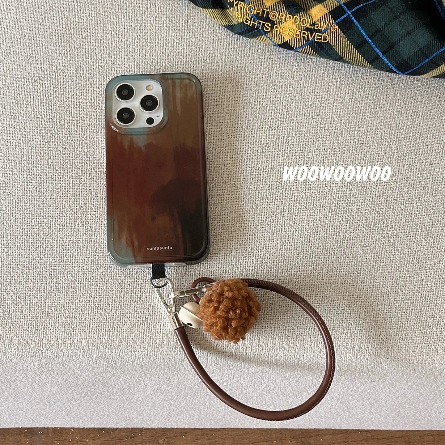 Vintage Stripes Smudged Phone Case For iPhone