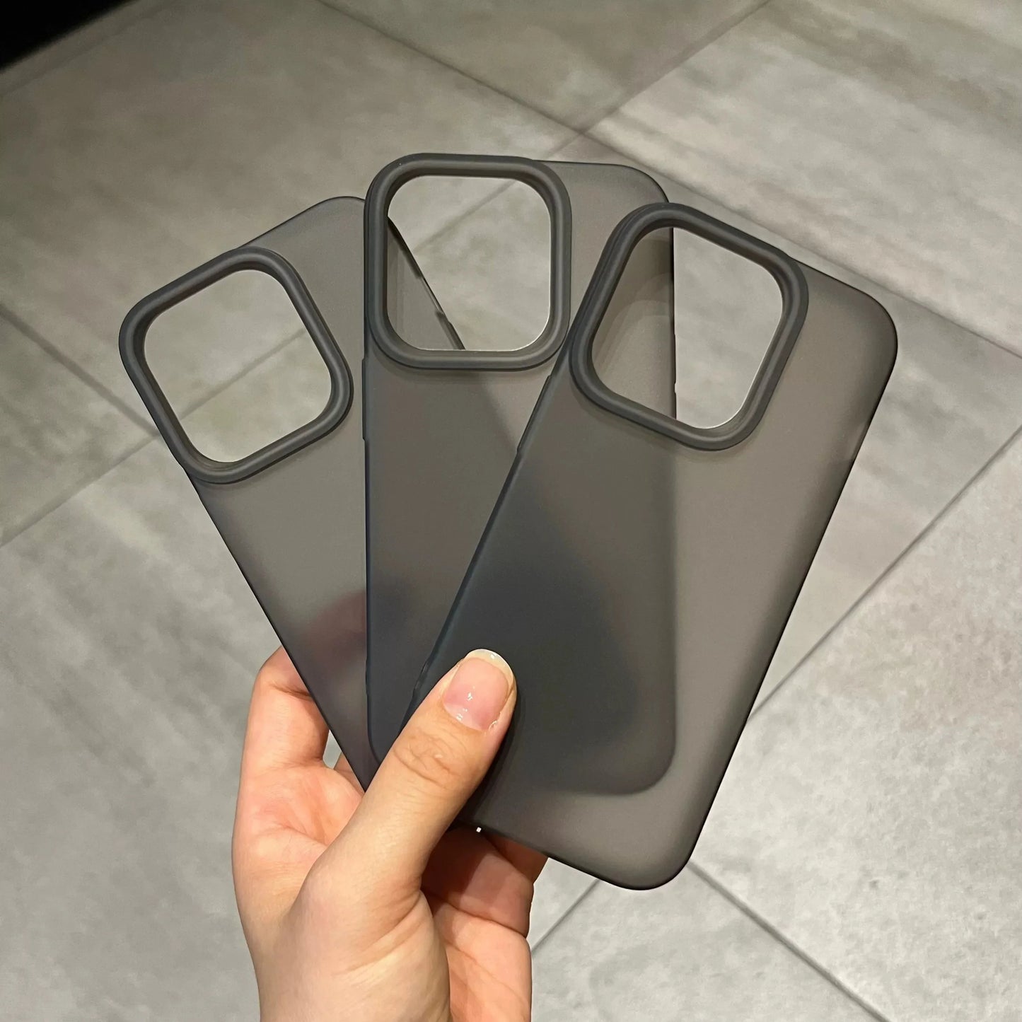 Luxury Matte Soft Silicone Phone Case For iPhone