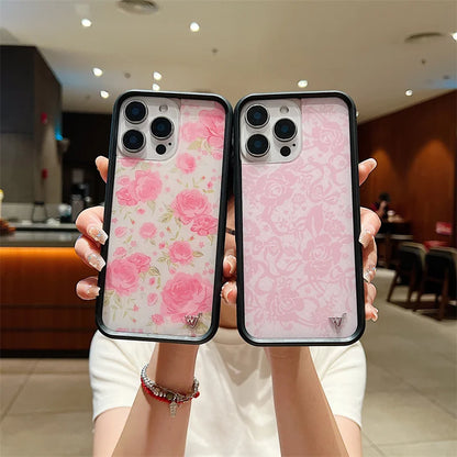 Wildflower Red Roses Phone Case For iPhone