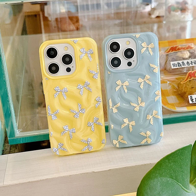 Romantic Retro Bow Know Compatible Phone Case
