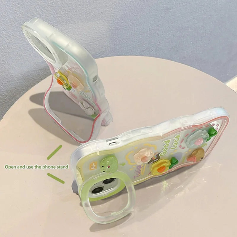 Flower Bracelet Chain Phone Holder Phone Case