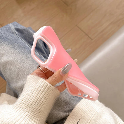 Jelly Color Liquid Soft Silicone Magnetic Slim Phone Case For iPhone