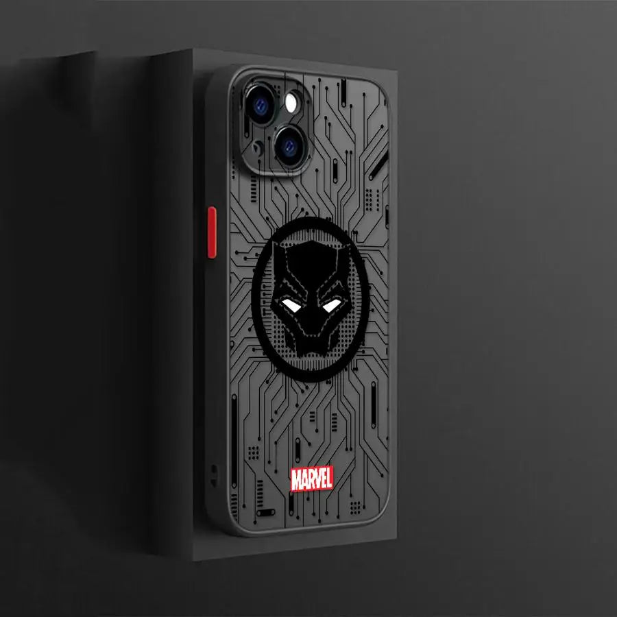 Case For iPhone Back Phone Cover Marvel Spider Man Logo