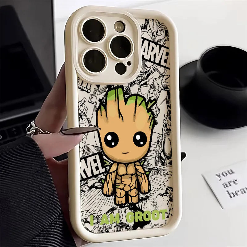 Cool Anime Groot Maronevel Phone Case For iPh