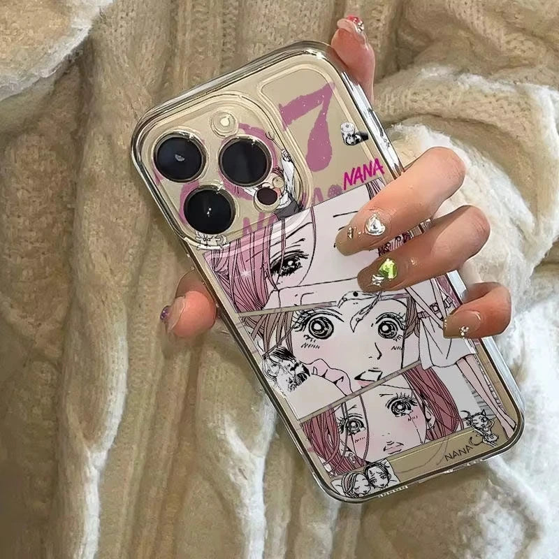 Anime Girl Nana Clear iPhone Case – Shockproof