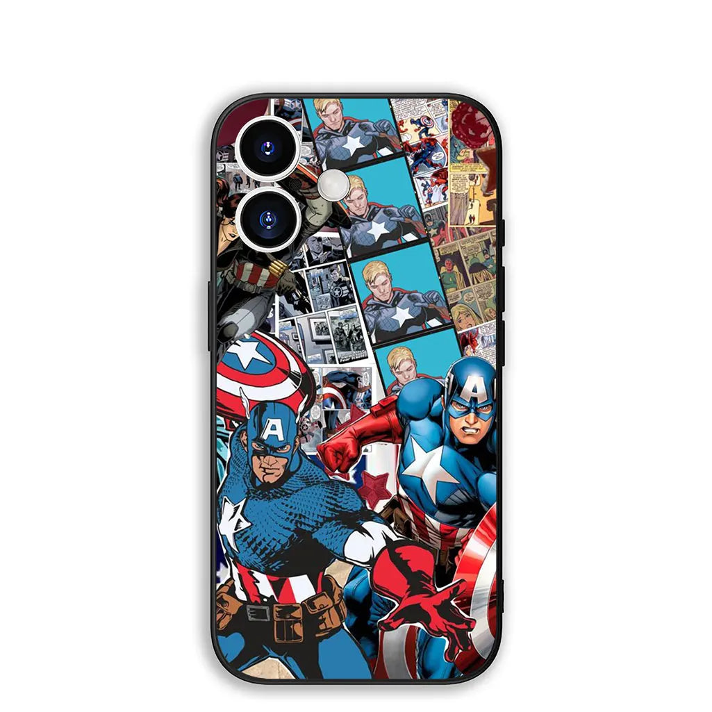 Casing For Apple iPhone Captain Marvel America Shield