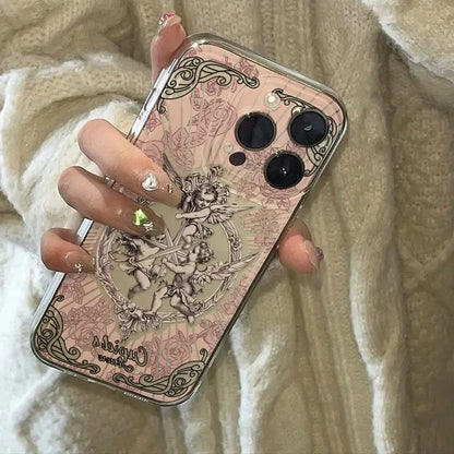 Medieval Vintage Cupid Angel Case For iPhone