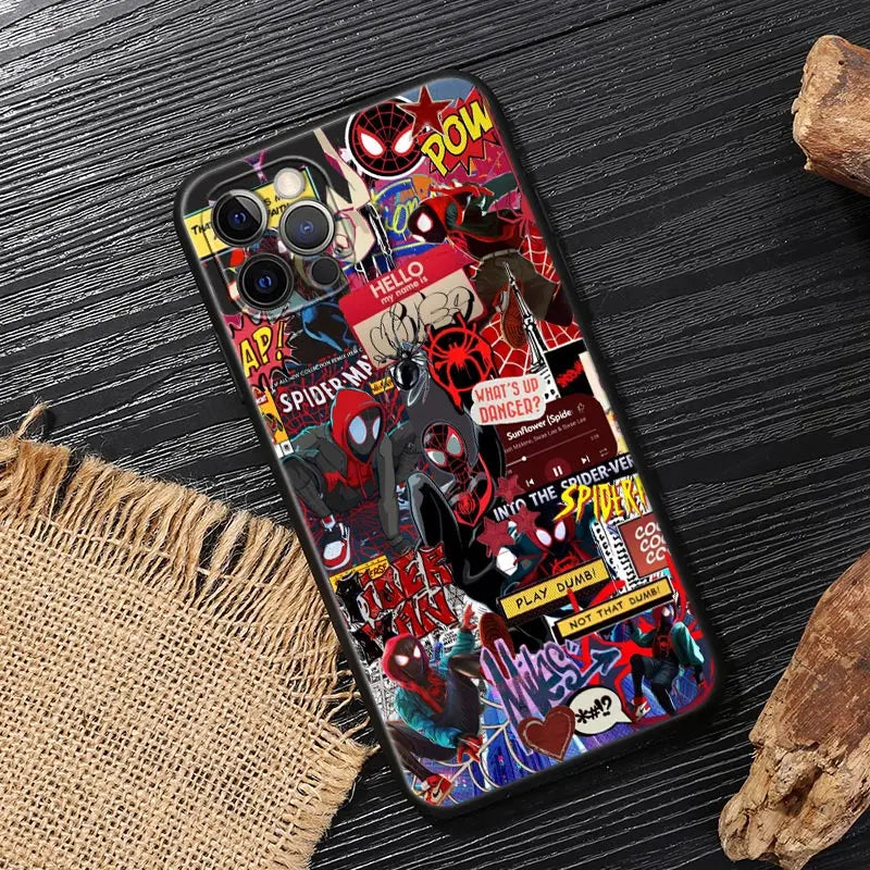 Marvel Spiderman Comic Case For iPhone
