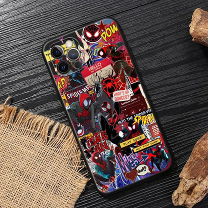 Marvel Spiderman Comic Case For iPhone
