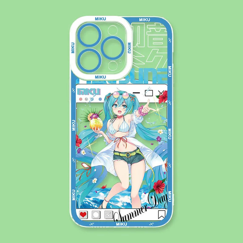Kawaii Hatsune Miku iPhone Case
