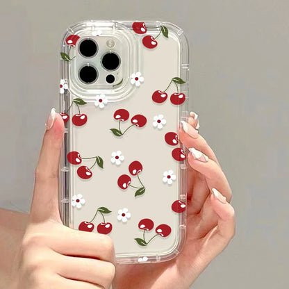 Leaves Flower Phone Case For iPhone Silicone Clear Soft Cover