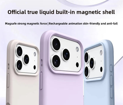 Magnetic Liquid Silicone iPhone Case