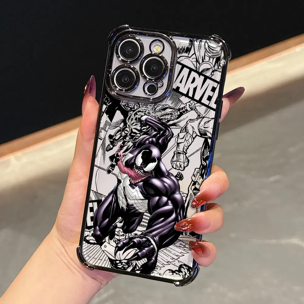 Venom Marvel Cool Luxury Shockproof Case For iPhone