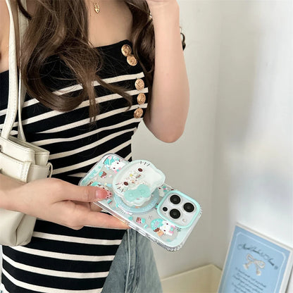 New Hello Kitty Cute Shake Stand Shockproof Phone Case