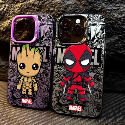 Marvel Groot Deadpool Cover Phone Case