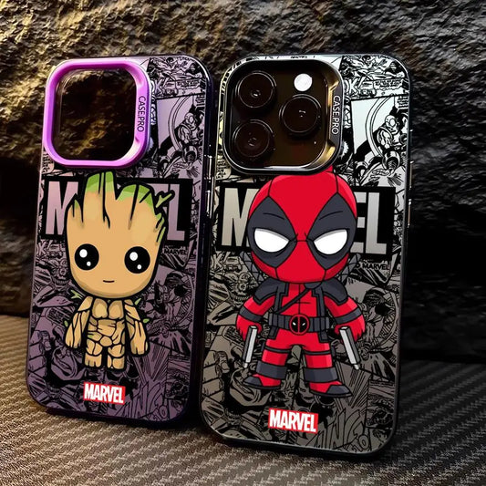 Marvel Groot Deadpool Cover Phone Case