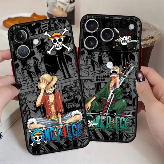 Case For iPhone Mini Back Phone Cover Ones Pieces Luffys Zoros