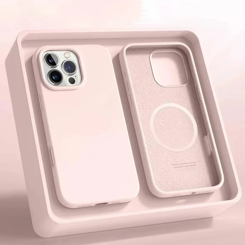 Liquid Original Magnetic For Magsafe Wireless Case For iPhone