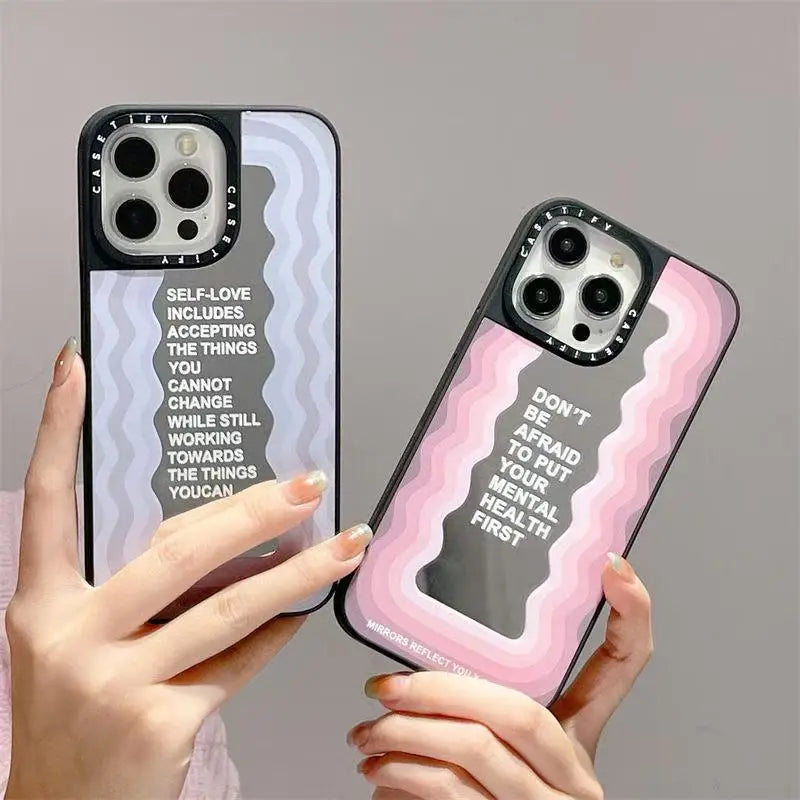 Motivational Quotes Wave Pattern Suitable Phone Case