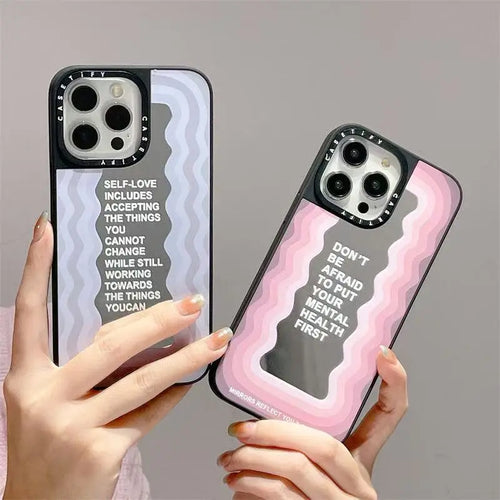 Motivational Quotes Wave Pattern Suitable Phone Case