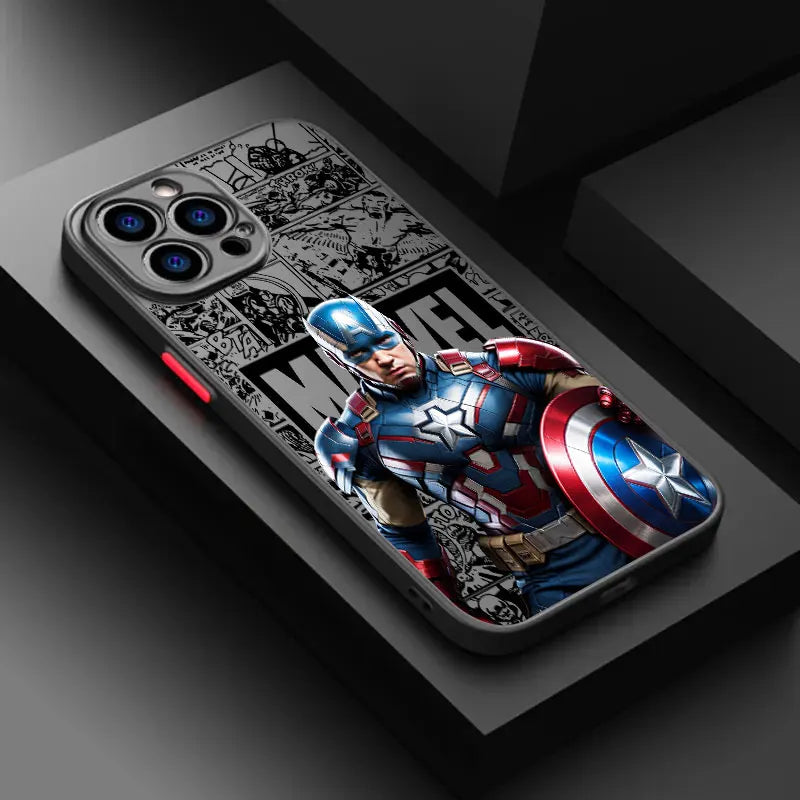 Marvel Spiderman Ironman Comic Phone Case For iPhone